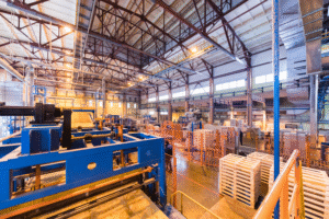 A manufacturing facility.
