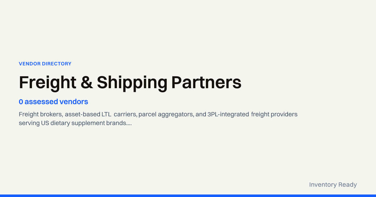 Supplement Freight Forwarders | LTL Brokers and Asset Carriers ...