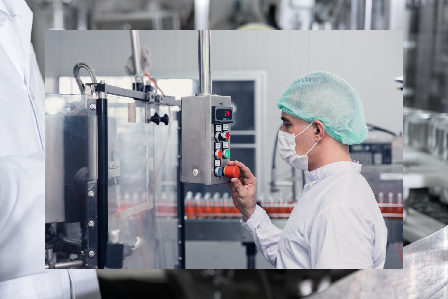A worker in a manufacturing facility.