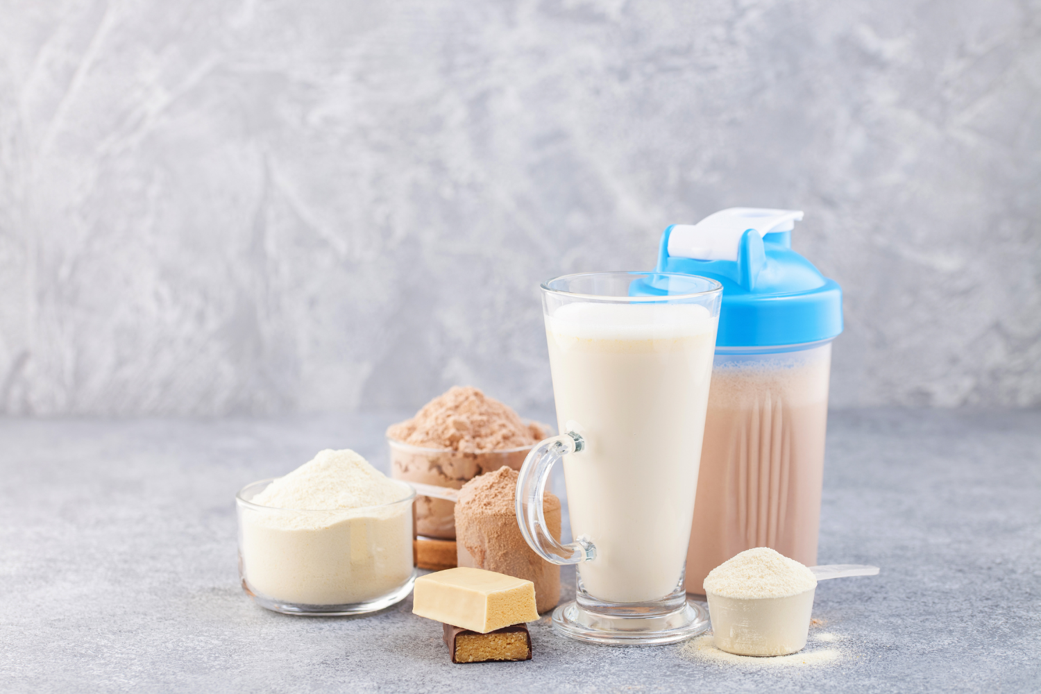 Various types of fitness recovery products.