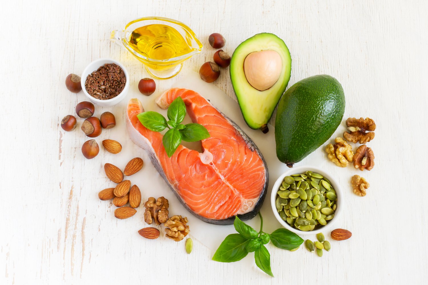 Sources of omega-3.