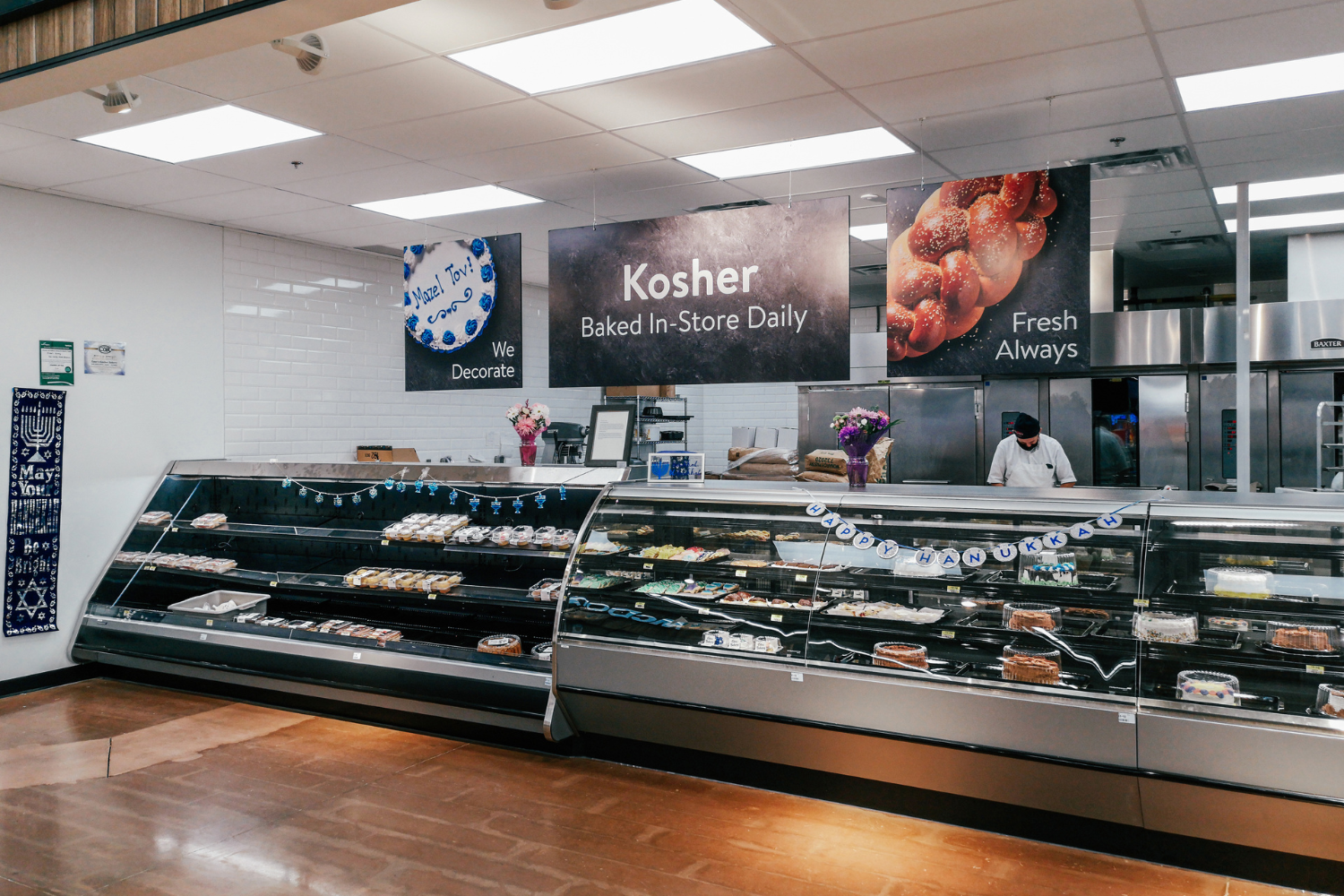 A Kosher section in a grpcery store.