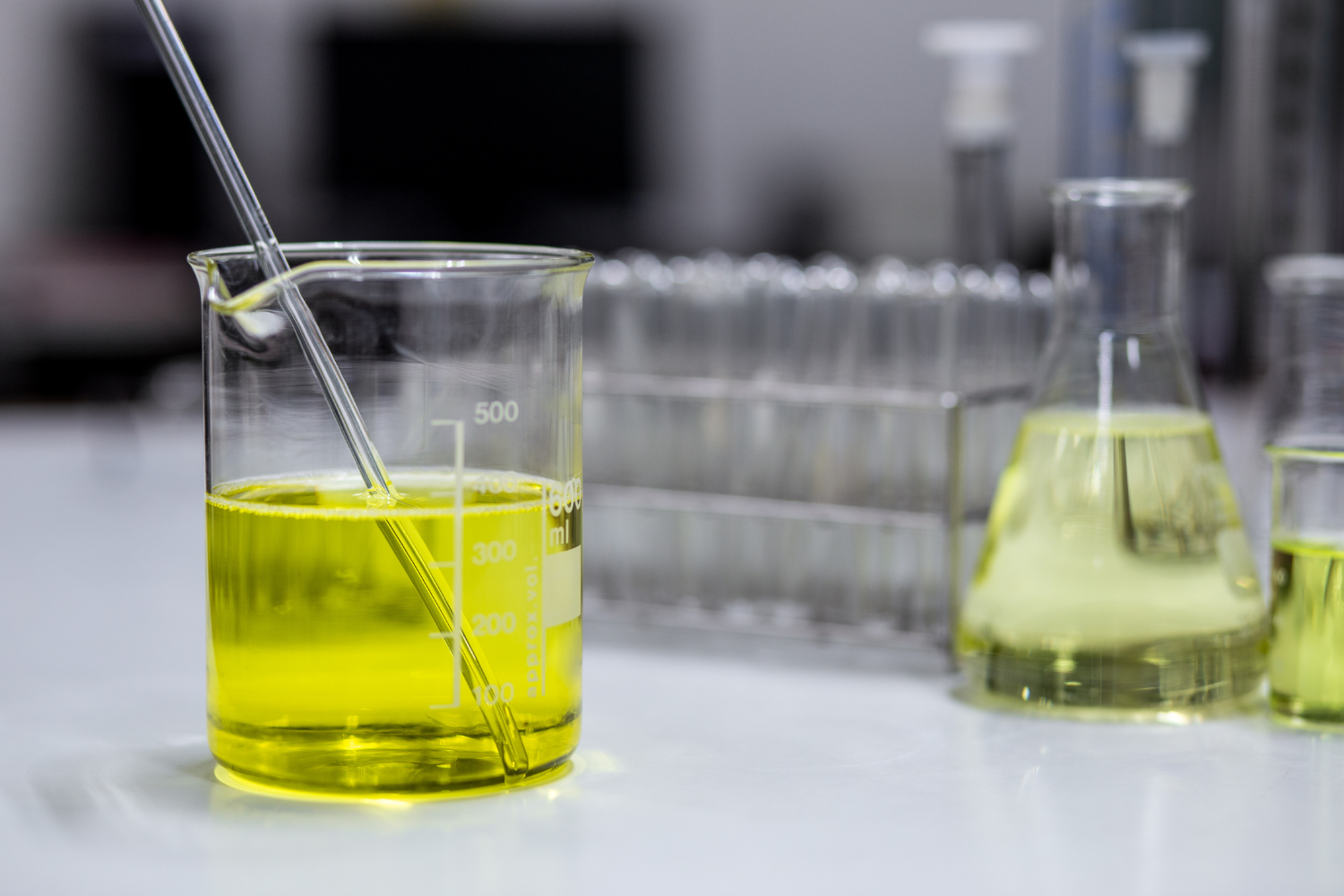 Formulation in a lab.