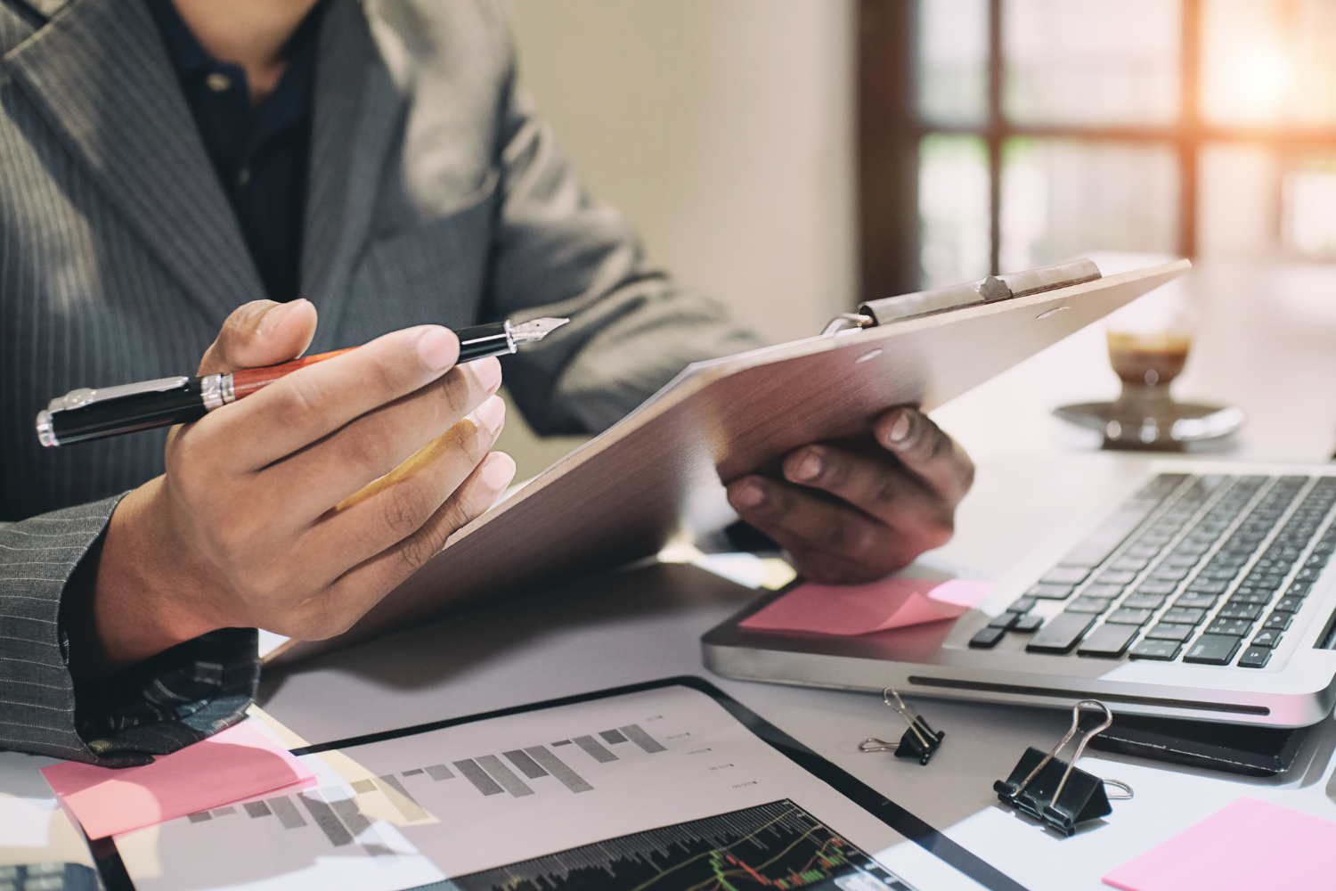 A business owner checking eligibility.