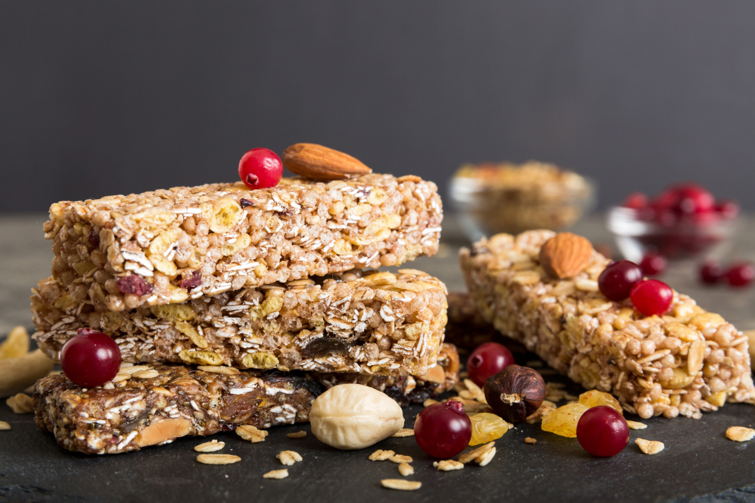 Energy bars as a form of energy and performance supplement.