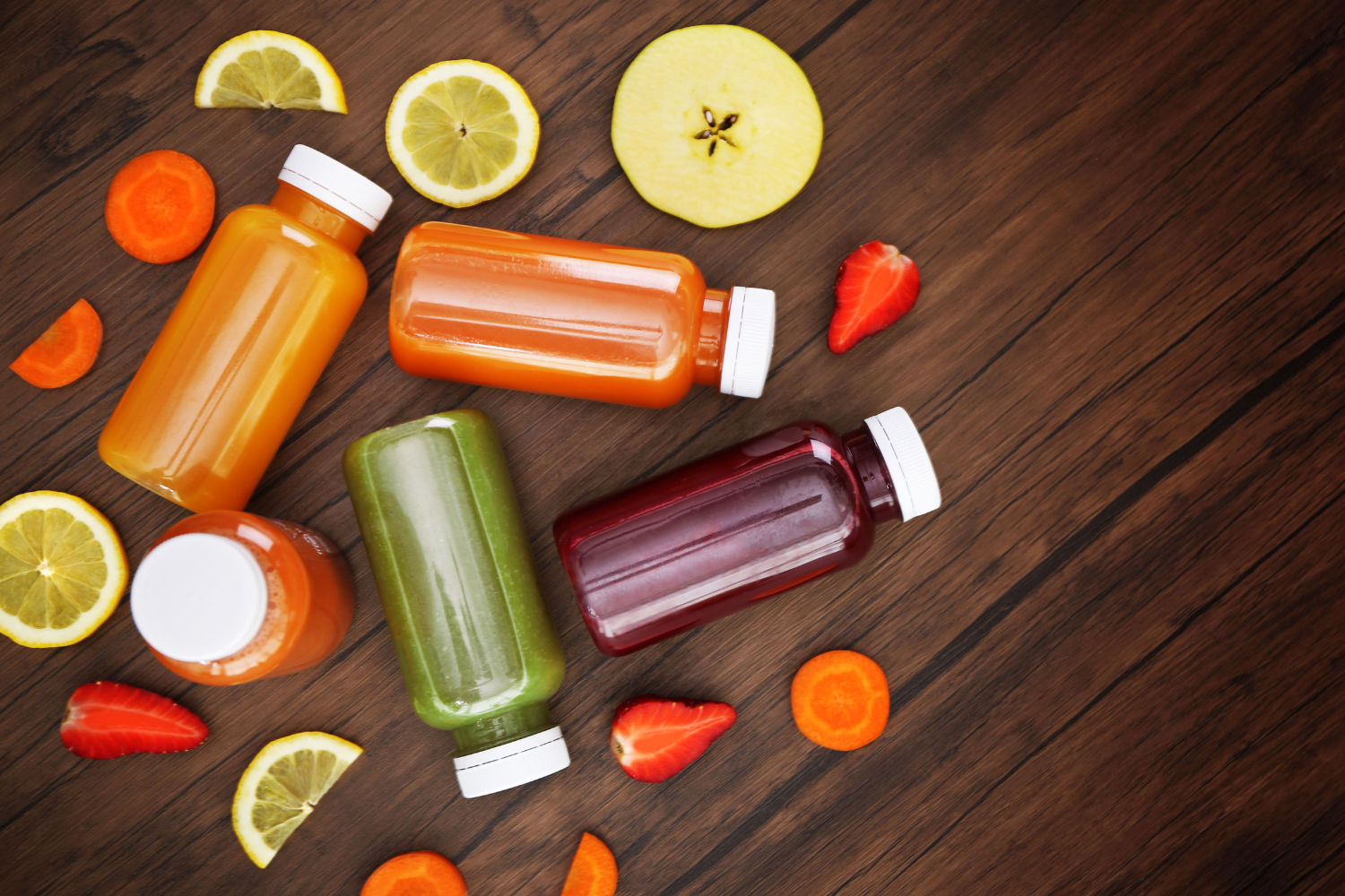 Ready-to-drink detox drinks.