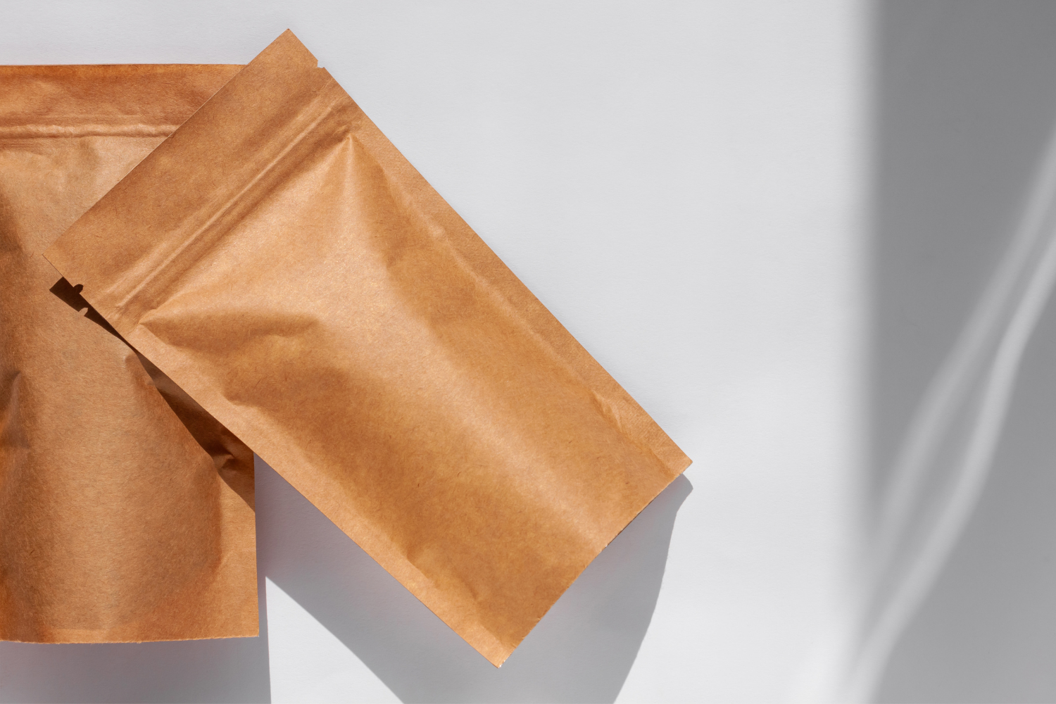 Two PLA pouches.