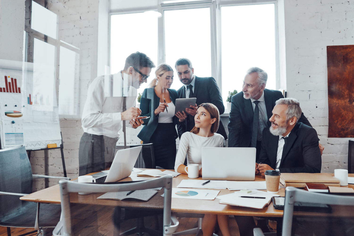 A team of business professionals.