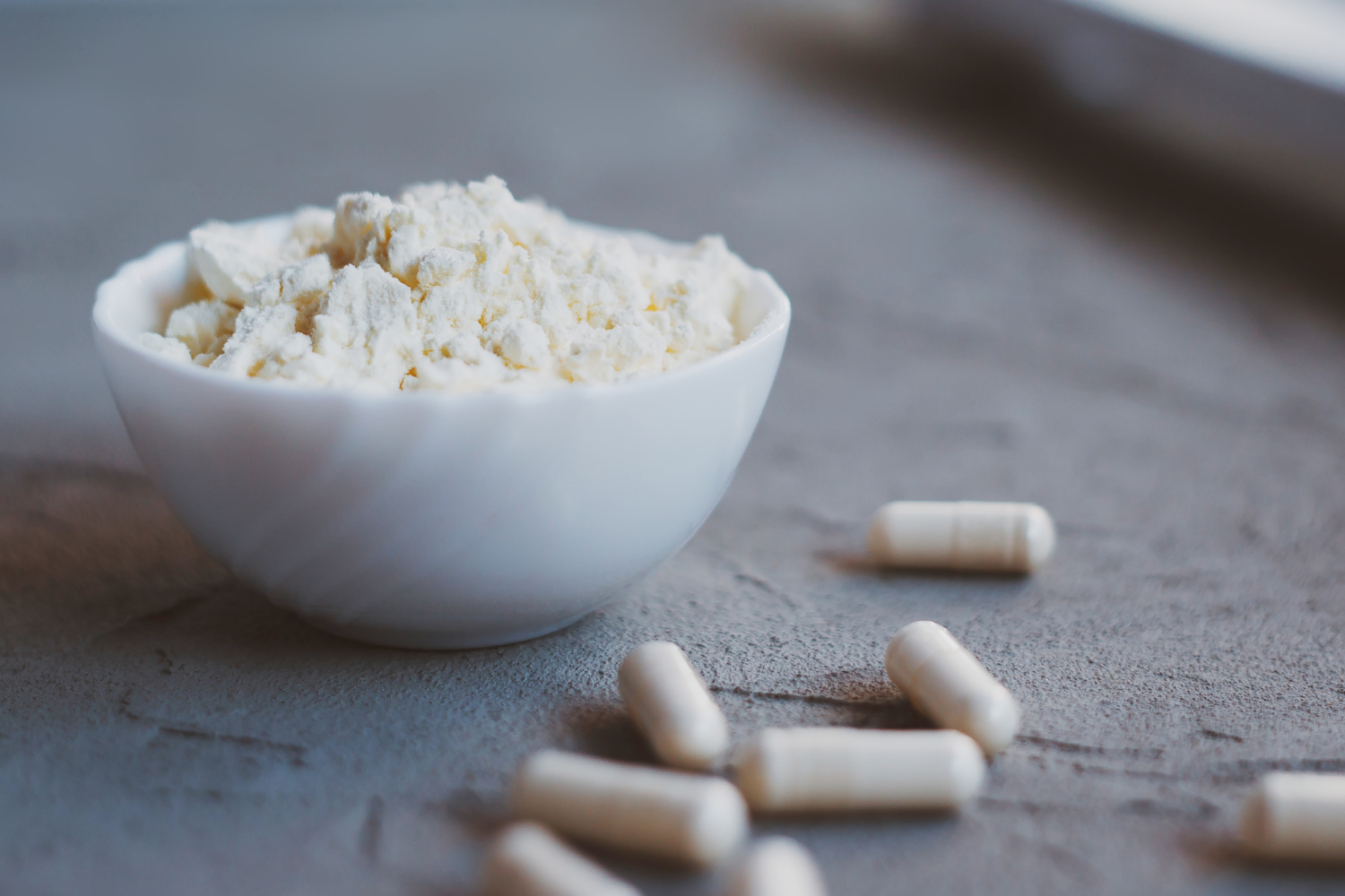 Powders and capsules.