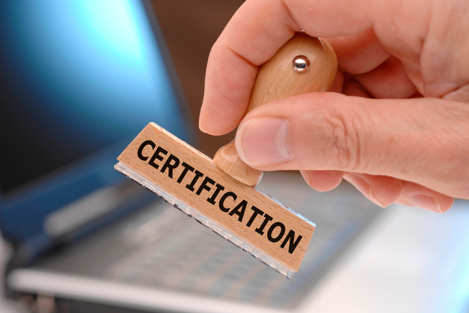 Stamp for certification.