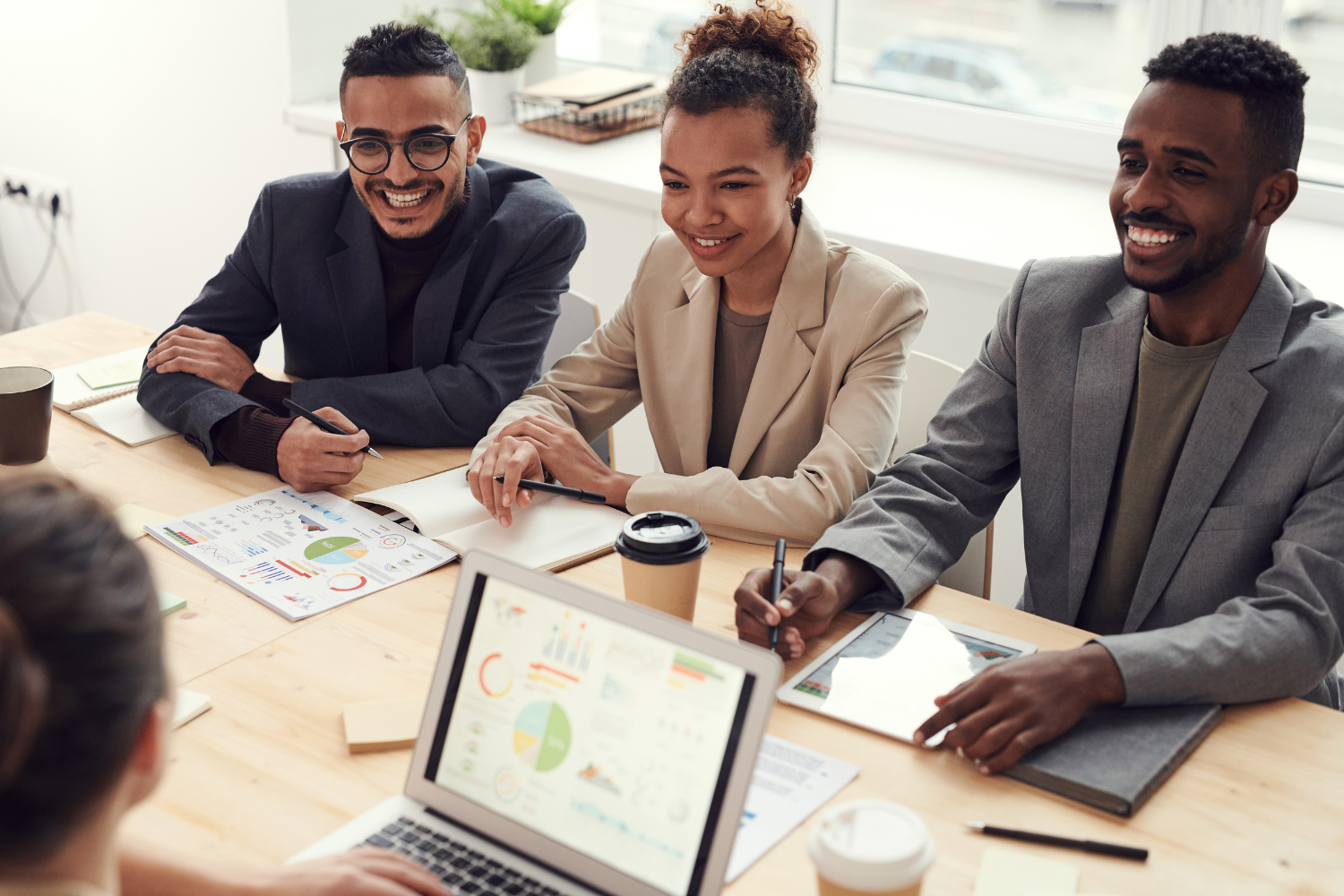 A group of business professionals.