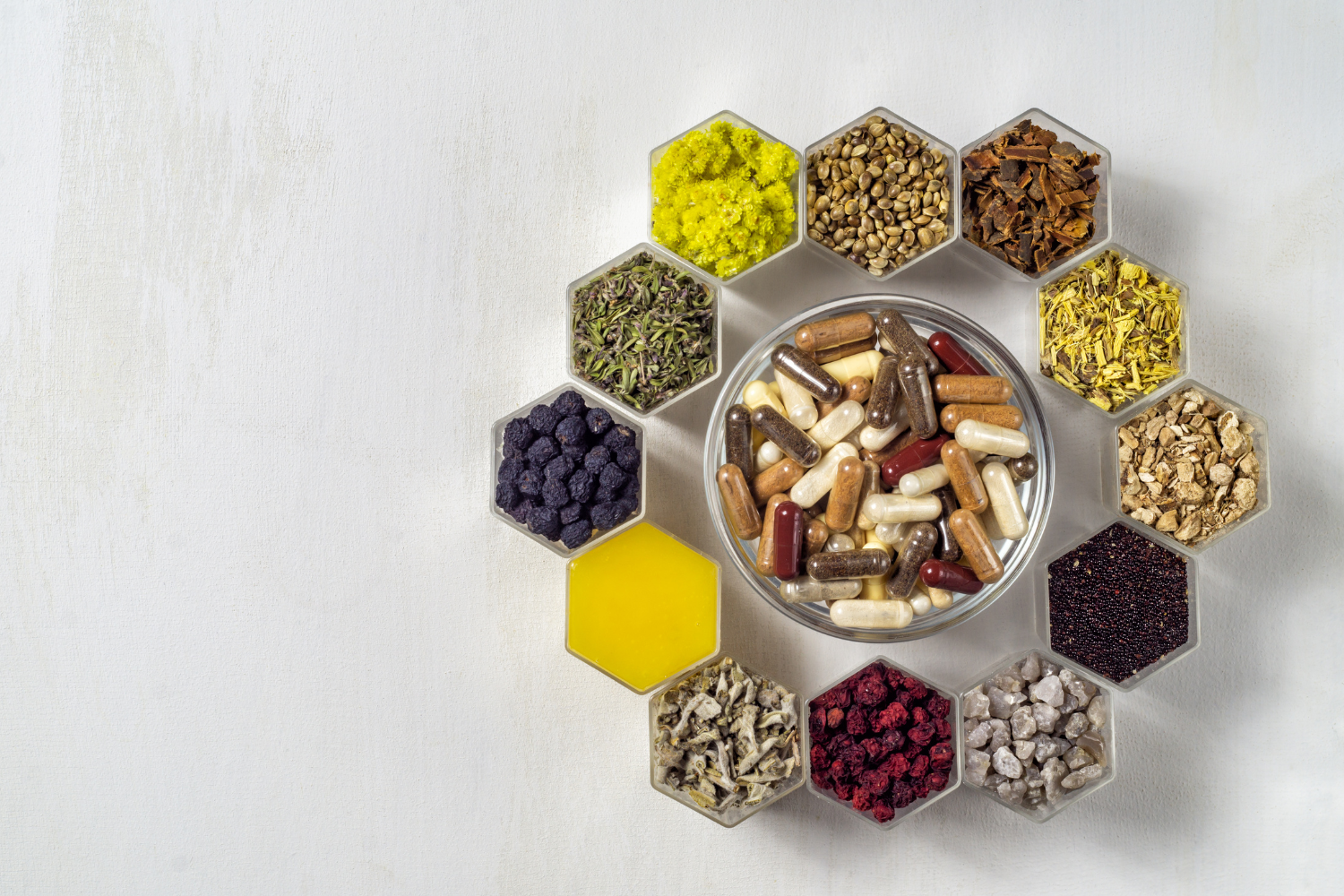 A variety of ingredients.