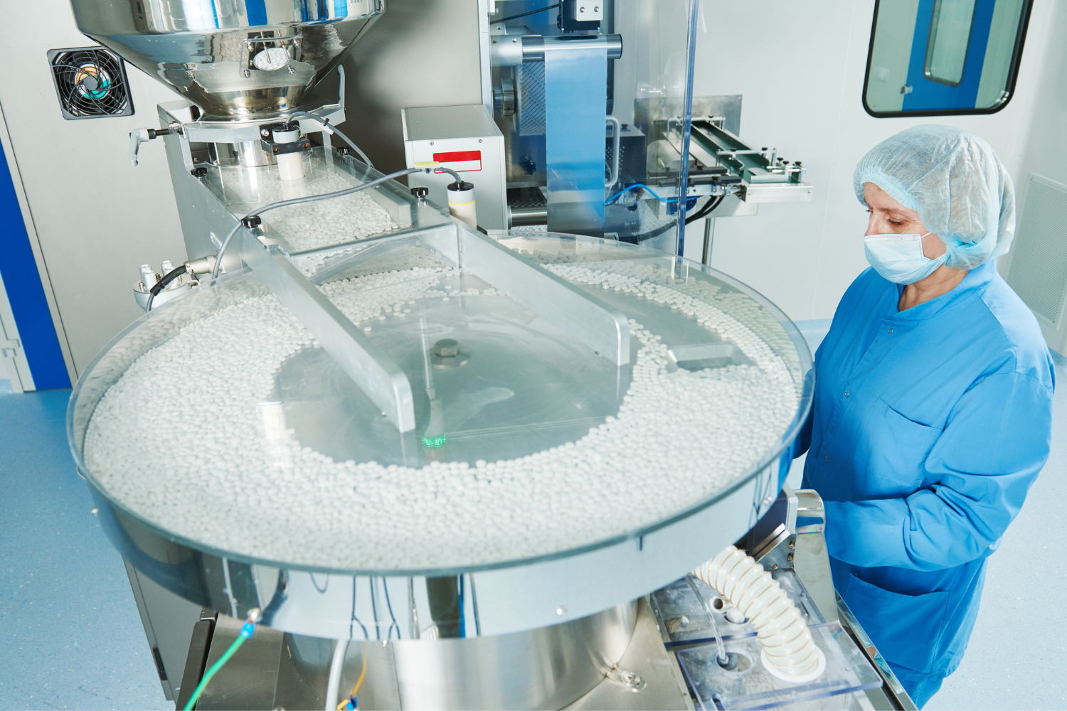 Stages of tablet manufacturing.