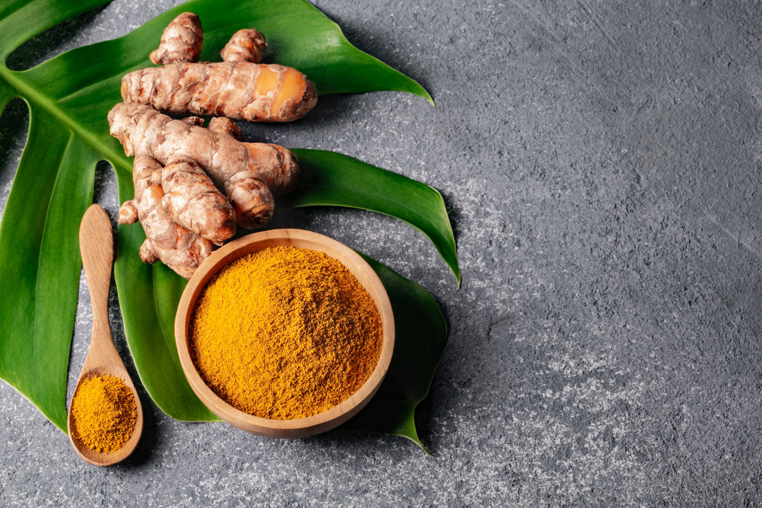Turmeric and turmeric powder as one of the key ingredients.