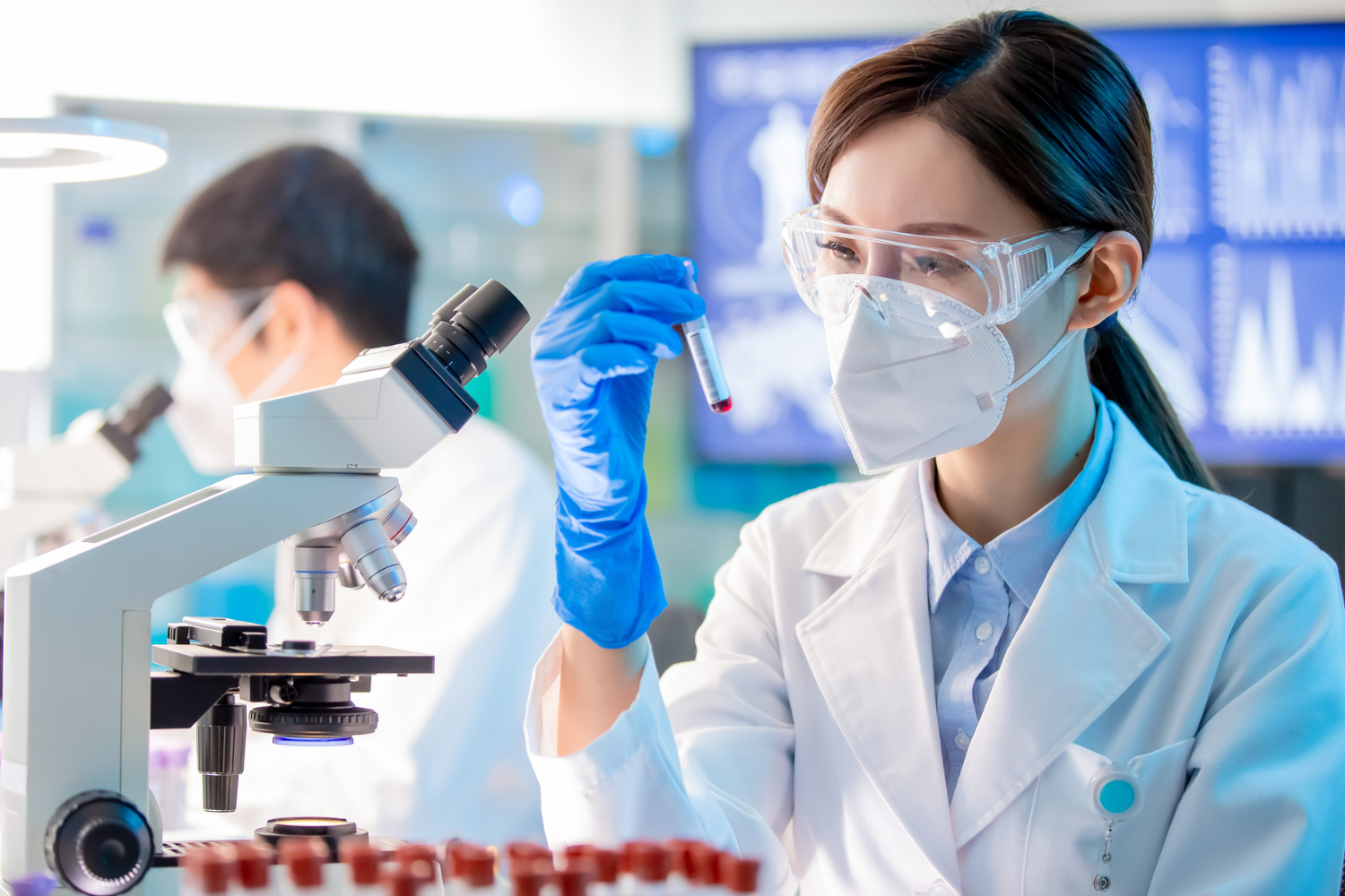 Scientists in a lab.