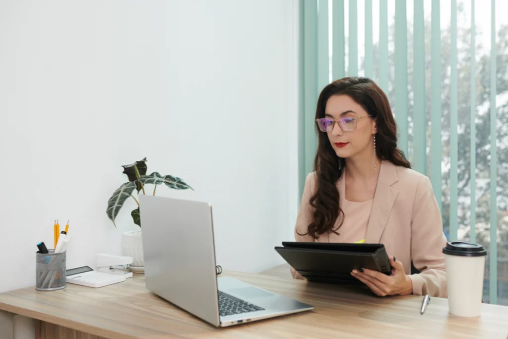 Entrepreneur on laptop checking FDA inspection history supplement manufacturer compliance