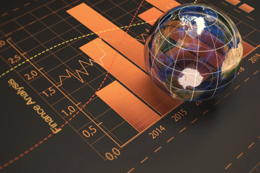 Global financial analysis showing supplement manufacturer financial stability trends